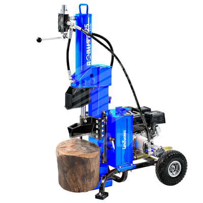أفقي / عمودي يعمل بالغاز آلة الفاصل 25 طن مع 7HP 209CC المحرك